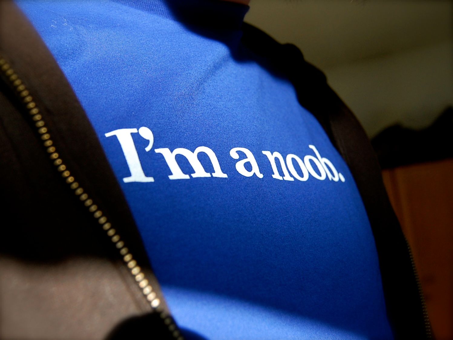 "I'm a noob." by Andrew* is licensed under CC BY-SA 2.0